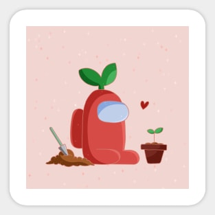 PLANTING TREES Sticker